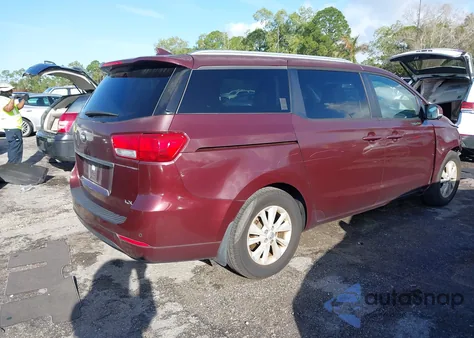 2017 Kia Sedona Lx z USA, uszkodzony, nr VIN KNDMB5C1XH6334834